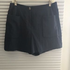 Navy dress shorts- never worn!